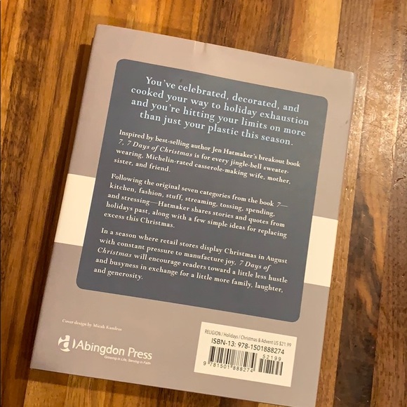 NEW 7 Days of Christmas - book by Jen Hatmaker - Picture 2 of 6